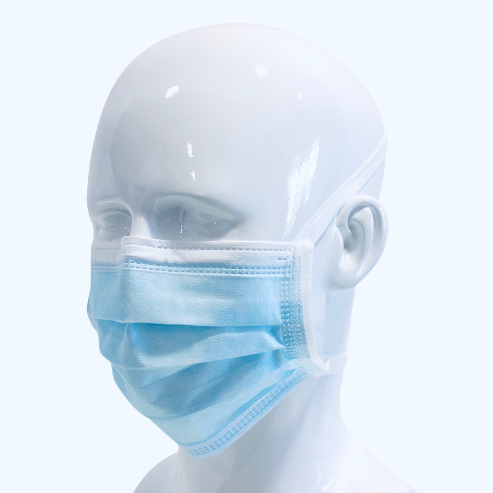Websi-Face Mask Tie zum Binden Blau