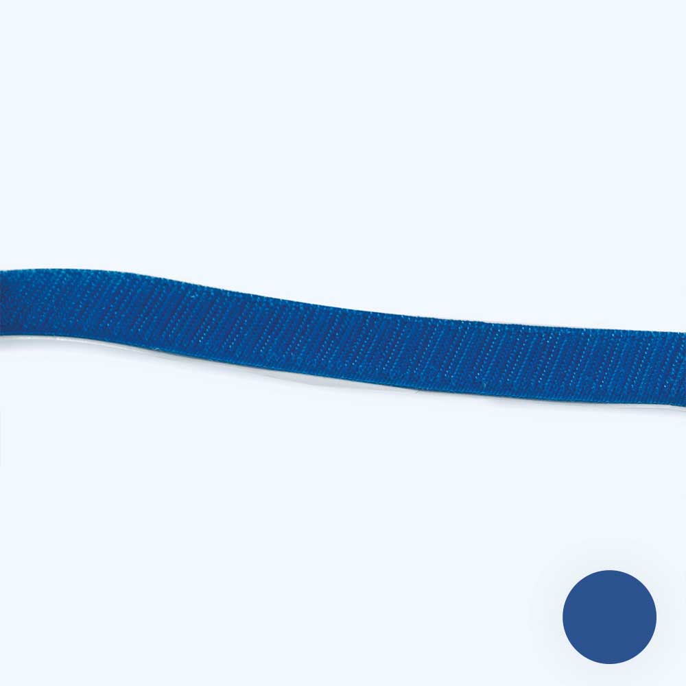 Hakenband, Breite: 25 mm, Länge: 25 m, blau