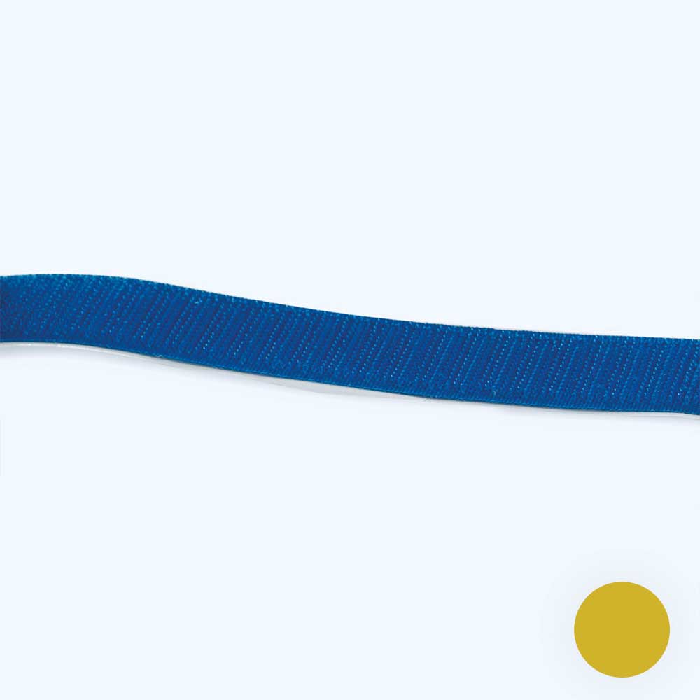 Hakenband, Breite: 25 mm, Länge: 25 m, gelb